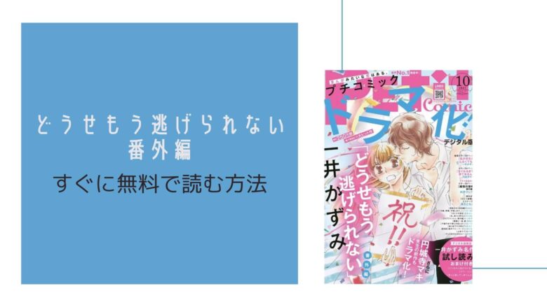 最新版 漫画 どうせもう逃げられない番外編 を今すぐ無料 1番お得に読める方法を大公開 少女 女性漫画紹介サイト 今日は何の漫画を読む