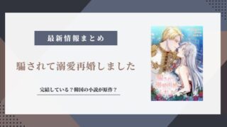 騙されて溺愛再婚しました 完結 原作 韓国