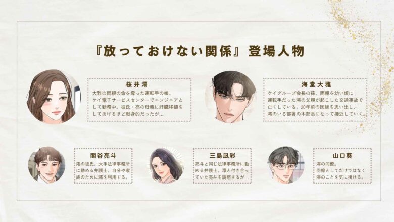 放っておけない関係 登場人物