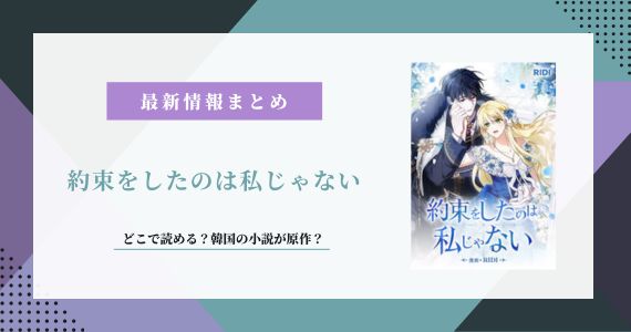 約束をしたのは私じゃない 原作