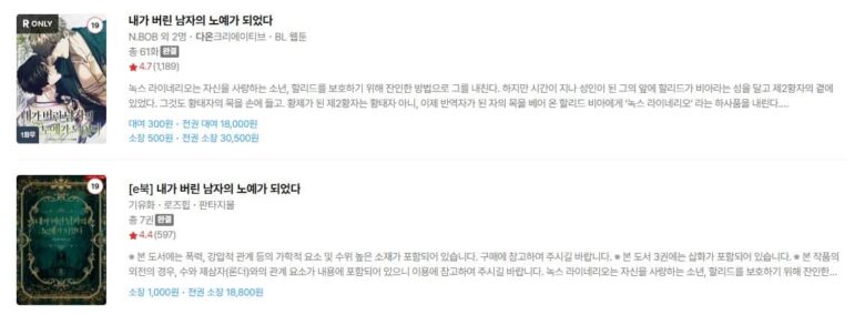 私が捨てた男の奴隷になった 韓国