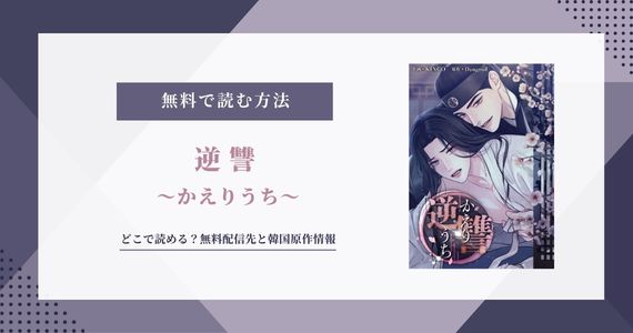 『逆讐 かえりうち』どこで読める？韓国BL原作小説も解説