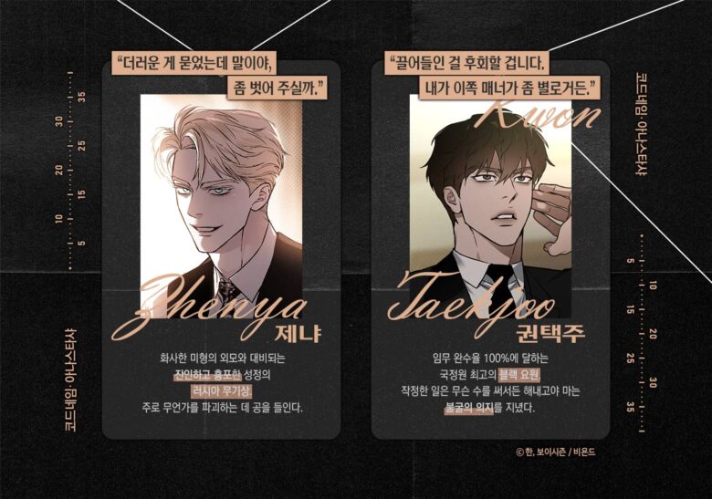 コードネームアナスタシア 韓国 原作 小説