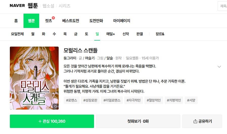 死に戻り公爵夫人の背徳 韓国