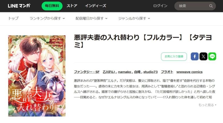 悪評夫妻の入れ替わり 無料