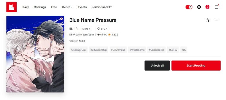 Blue Name Pressure 英語