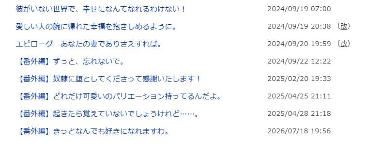 番と知らずに私を買った 小説 完結 最終回 番外編