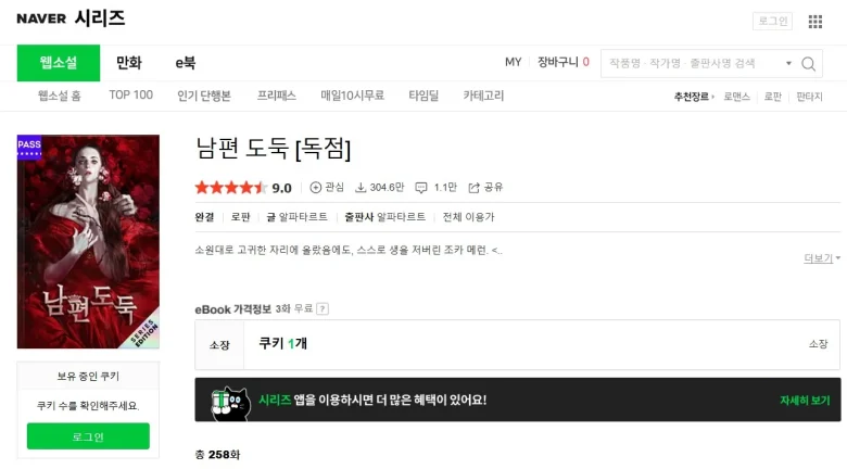 夫を盗まれました 原作 小説 韓国